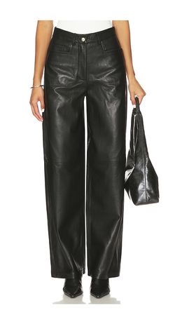 REMAIN REMAIN Cocoon Leather Pants