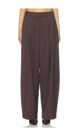 REMAIN REMAIN Cocoon Suiting Pants With Pleats