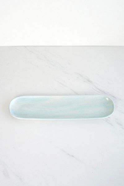 Ren Vois Ren Vois Aqua Marble Oblong Tray