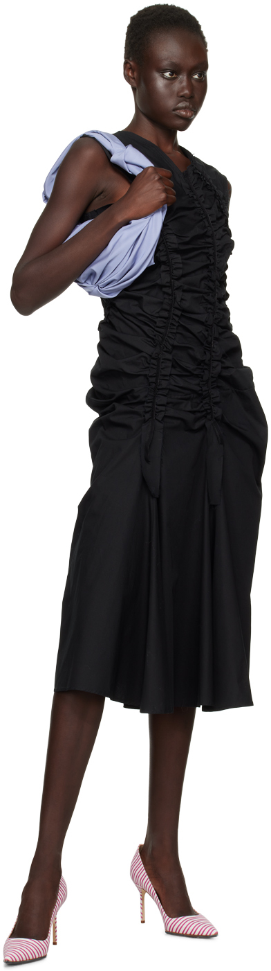 Renaissance Renaissance - Black Kyra Midi Dress