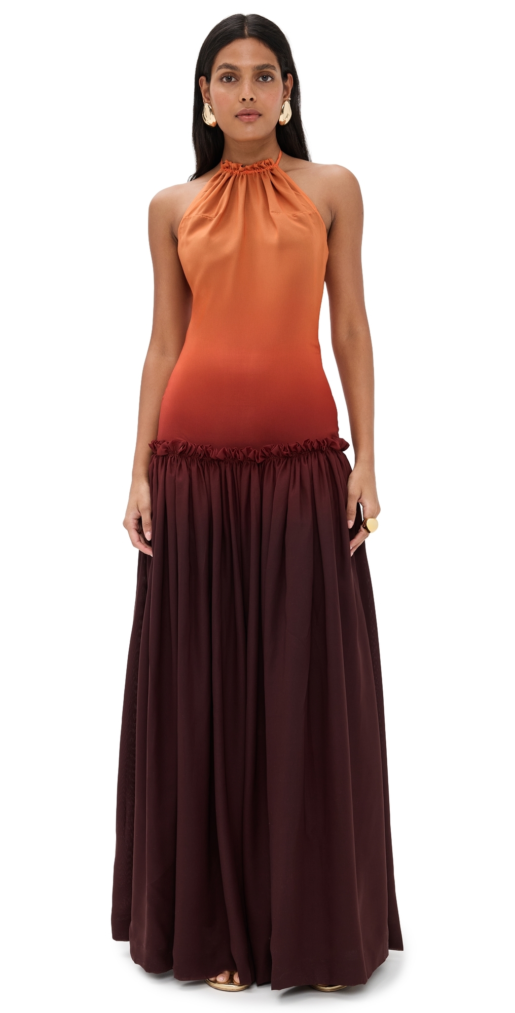 Rendoll - Sunset Dress Orange Ombre Rendoll - Sunset Dress Orange Ombre