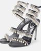 Rene Caovilla Rene Caovilla 85 embellished satin sandals - 4