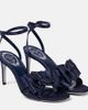 Rene Caovilla Rene Caovilla Bow-detail embellished satin pumps - 1