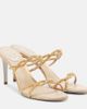 Rene Caovilla Rene Caovilla Braid crystal-embellished satin sandals - 1