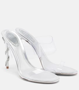 Rene Caovilla Rene Caovilla Celebrity crystal-embellished PVC sandals