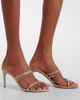 Rene Caovilla Rene Caovilla Chandelier embellished satin mules - 2