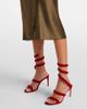 Rene Caovilla Rene Caovilla Cleo 80 velvet sandals - 4