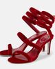 Rene Caovilla Rene Caovilla Cleo 80 velvet sandals - 5