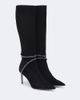 Rene Caovilla Rene Caovilla Cleo embellished suede knee-high boots - 1