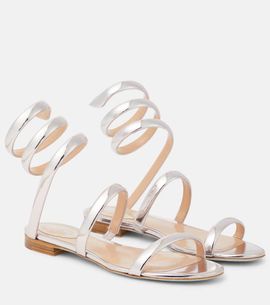 Rene Caovilla Rene Caovilla Cleo mirrored leather sandals