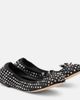 Rene Caovilla Rene Caovilla Crystal-embellished leather ballet flats - 1
