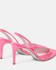Rene Caovilla Rene Caovilla Embellished satin slingback sandals - 3