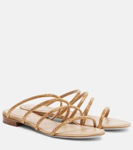 Rene Caovilla Rene Caovilla Erin crystal-embellished sandals