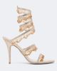 Rene Caovilla Rene Caovilla Jahanara embellished satin sandals - 5