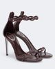 Rene Caovilla Rene Caovilla Margot embellished leather and satin sandals - 1