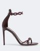 Rene Caovilla Rene Caovilla Margot embellished leather and satin sandals - 5