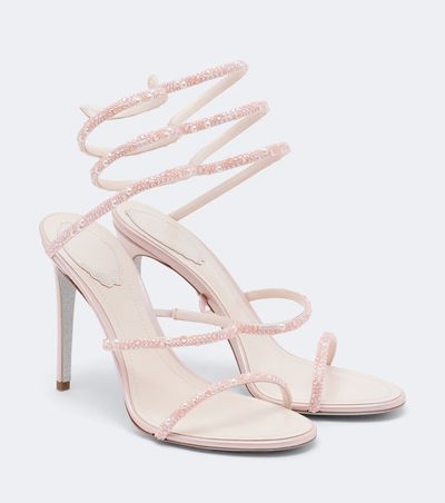 Rene Caovilla Rene Caovilla x Swarovski Cleo embellished leather sandals