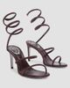 Rene Caovilla Women's Cleo 105MM Satin Sandals - 3