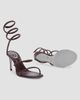 Rene Caovilla Women's Cleo 105MM Satin Sandals - 7