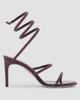 Rene Caovilla Women's Cleo 105MM Satin Sandals - 8