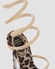 Rene Caovilla Women's Cleo Animalier 130MM Platform Sandals - 7