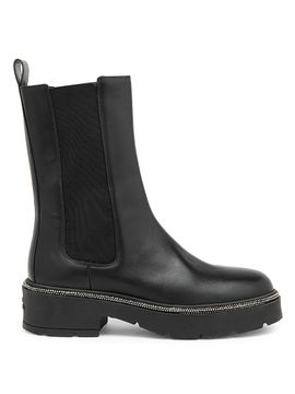 Rene Caovilla Women's Embellished Leather Boots