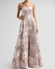 Rene Ruiz Collection Rene Ruiz Collection Women's Floral Fil Coupe Sweetheart Gown - 2