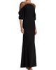 Rene Ruiz Collection Women's Bead-Embellished Illusion-Neck Gown - 4