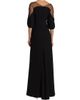 Rene Ruiz Collection Women's Bead-Embellished Illusion-Neck Gown - 5
