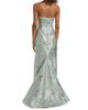 Rene Ruiz Collection Women's Brocade Strapless Column Gown - 5