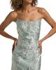 Rene Ruiz Collection Women's Brocade Strapless Column Gown - 6