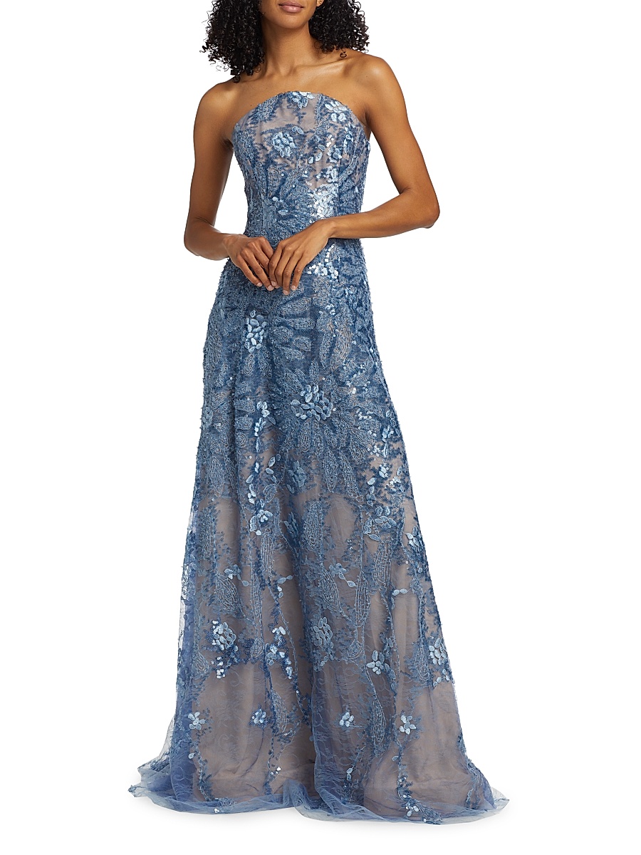 renee floral embroidered dress Renee main image 0