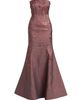 Rene Ruiz Collection Women's Floral Brocade Strapless Fit & Flare Gown - 8