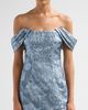 Rene Ruiz Collection Women's Floral Fil Coupe Off-The-Shoulder Gown - 5