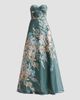 Rene Ruiz Collection Women's Floral Strapless Sweetheart Gown - 1