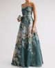 Rene Ruiz Collection Women's Floral Strapless Sweetheart Gown - 4