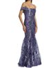 Rene Ruiz Collection Women's Metallic Off-The-Shoulder Mermaid Gown - 2