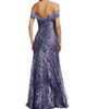 Rene Ruiz Collection Women's Metallic Off-The-Shoulder Mermaid Gown - 5