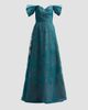 Rene Ruiz Collection Women's Off-the-Shoulder Embroidered Tulle A-Line Gown - 1