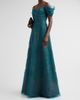 Rene Ruiz Collection Women's Off-the-Shoulder Embroidered Tulle A-Line Gown - 4