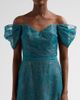 Rene Ruiz Collection Women's Off-the-Shoulder Embroidered Tulle A-Line Gown - 5