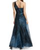 Rene Ruiz Collection Women's Printed Organza Asymmetric Gown - 5