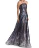 Rene Ruiz Collection Women's Sequin-Embroidered A-Line Strapless Gown - 2