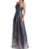 Rene Ruiz Collection Women's Sequin-Embroidered A-Line Strapless Gown - 4