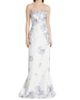 Rene Ruiz Collection Women's Strapless Floral Jacquard Mermaid Gown - 3