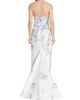 Rene Ruiz Collection Women's Strapless Floral Jacquard Mermaid Gown - 5
