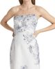 Rene Ruiz Collection Women's Strapless Floral Jacquard Mermaid Gown - 6