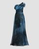 Rene Ruiz Collection Women's Twisted Off-The-Shoulder Organza Gown - 1