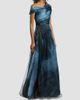 Rene Ruiz Collection Women's Twisted Off-The-Shoulder Organza Gown - 4