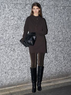 RENEJ Cashwool Half Knit Dress